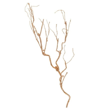 Melrose Glittered Artificial Christmas Twig Branch Spray - 32" - Set of 6 - Bronze
