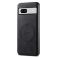 thumbnail image 2 of for Google Pixel 7a Back Case, PU Leather Detachable Card Slot Magnetic Closure Shockproof Kickstand Slim Fit Support Magnetic Car Mount Phone Cover for Google Pixel 7a, Black, 2 of 11