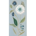 thumbnail image 2 of Robinson, Carol 11x18 Black Ornate Wood Framed with Double Matting Museum Art Print Titled - Woodblock Botanical II, 2 of 4