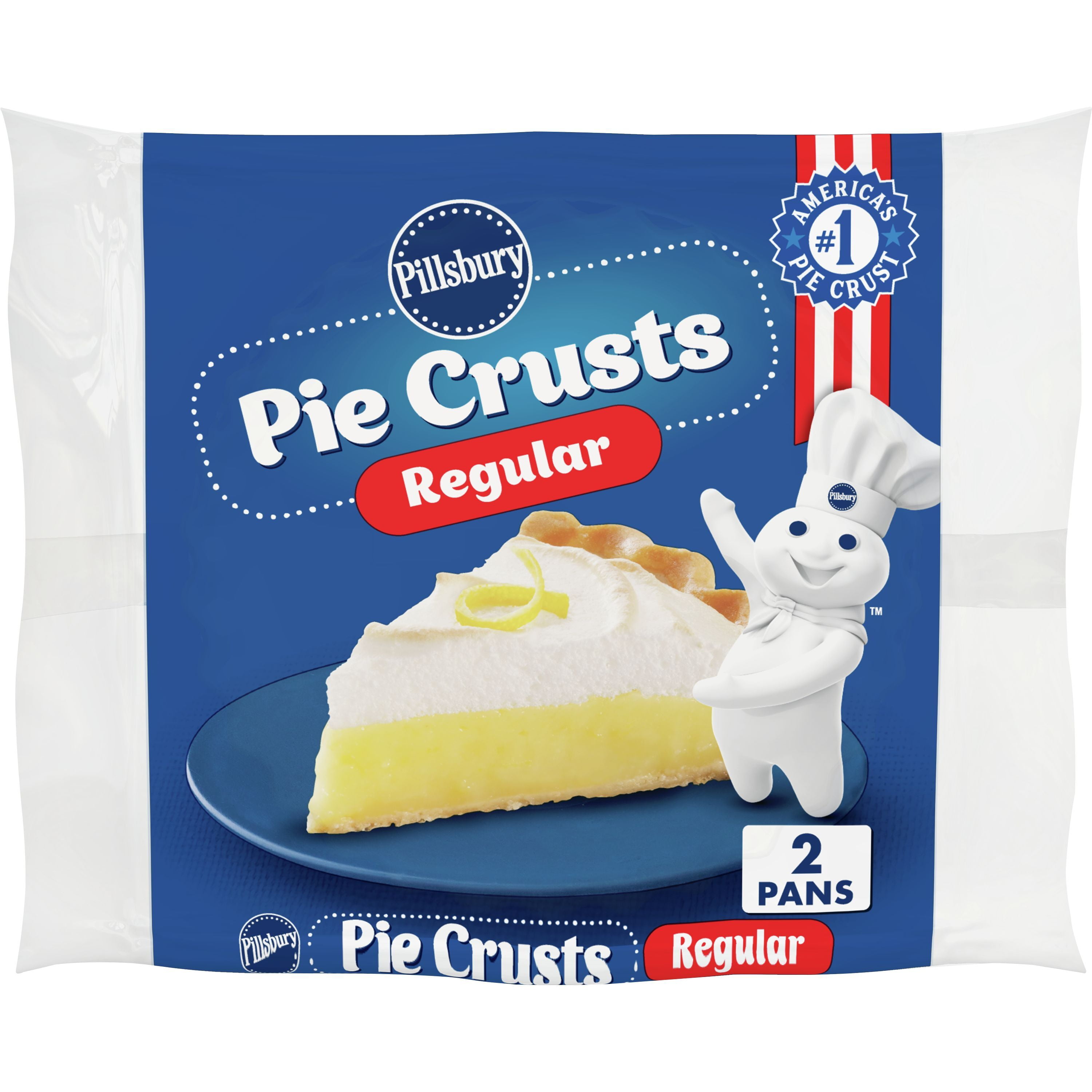 Pillsbury Frozen Pie Crusts, Regular, Two 9" Pie Crusts & Pans, 2 ct., 10 oz.