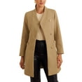 thumbnail image 1 of Abrigos de botón INSPIRE CHIC para mujer con cuello alto y manga larga, abrigo largo de invierno, 1 of 6