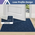 thumbnail image 6 of FLOORHUG Indoor Dog Doormat, 32"x48", Non-Slip Front Door Mat for Entrance, Absorbent Resist Dirt Door Rug for Inside, Low-Profile Welcome Mat, Entryway Rug Machine Washable, Blue, 6 of 10