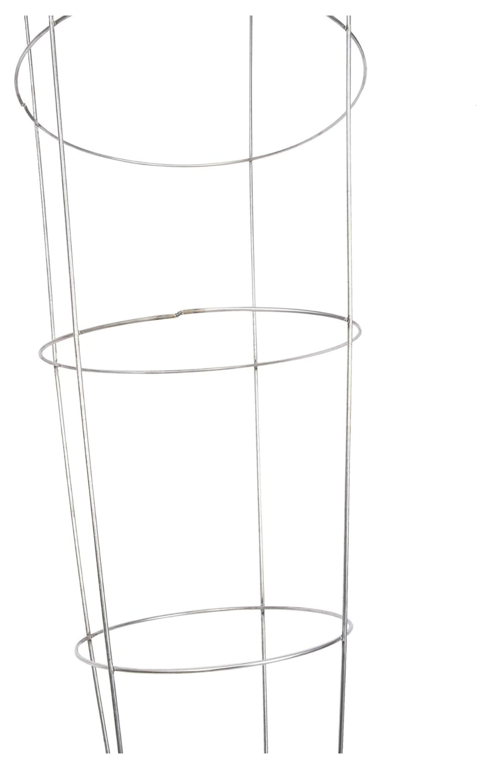 Products 89723 Tomato and Plant Support Cage,Galvanized, Pack of 10 Multicolor