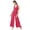 Pink, variant on Moomaya Printed Jumpsuit For Women Viscose Rayon Halter Neck Summer Jumpsuit