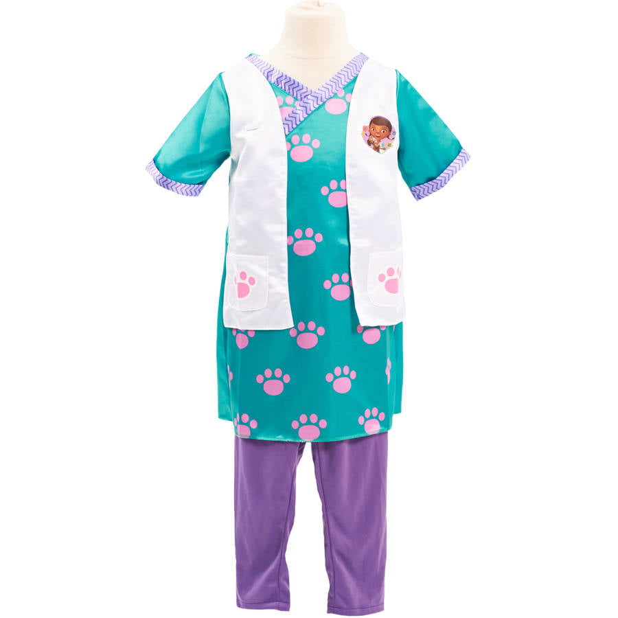 Details about   Disney Doc McStuffins Scrubs Dress Up Set Pretend Play Size 4-6x NEW