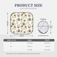thumbnail image 6 of Uemuo Donut Sloth Printed 2 PCS Car Windshield Sun Shade, Auto Sun Heat and UV Rays Blocker, Foldable Automotive Front Window Sunshade Protector, 6 of 7