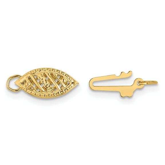 14K Gold Pearl Clasp 11.4Mm