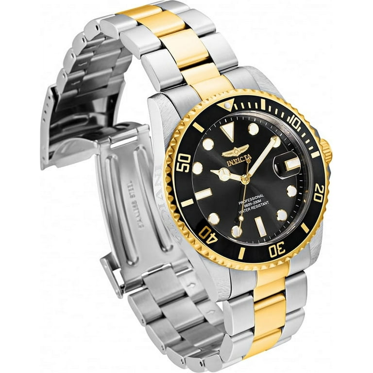 ライフウェーブ　イオン❌2 Invicta Pro Diver Quartz Black Dial Two-tone Men's Watch 33269