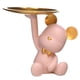 thumbnail image 2 of Resina creativa Macarena Estatuilla de oso Escultura Rosado para Bandeja de Almacenamiento dulces Soporte para llaves, 2 of 8