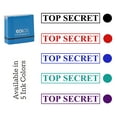 thumbnail image 7 of Printtoo Top Secret Self Inking Rubber Stamp Pre-Inked Office Stamp- Home Office Business Stationery, Blue- 42 x 9 mm, 7 of 7