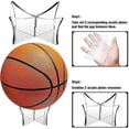 thumbnail image 3 of 4-piece ball stand, acrylic ball display stand, compatible with football, basketball, volleyball, rugby, 3 of 5