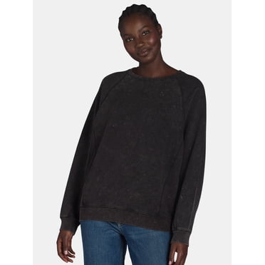Time and Tru Washed Sweatshirt, Sizes XS-XXXL