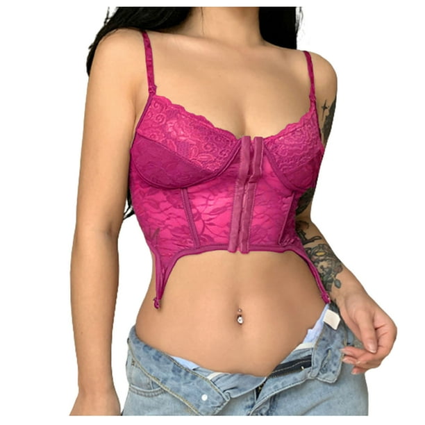 Lencería para mujer Cierre frontal Babydoll Encaje Malla Ropa de dormir Sling Lencería Fajas Fridja nalpqowj31056