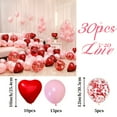thumbnail image 3 of 30-Pack Romantic Red & Pink Heart Balloon Set | Emulsion Material, Perfect for Valentine's Day, Wedding, Birthday, Engagement, Anniversary, Halloween, Christmas Decorations, 3 of 6