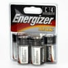 Energizer C Cell Alkaline Battery Retail Pack - 4-Pack (, 8 batteries total)