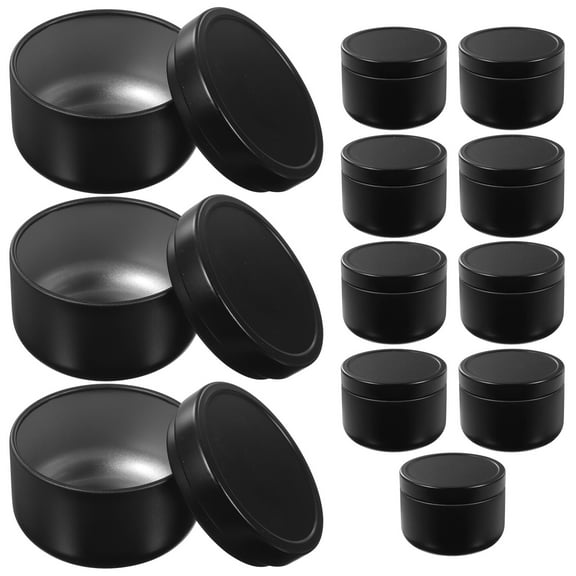 FRCOLOR  12 Pcs Melter Candle Making Kit Jar DIY Tinplate Cans