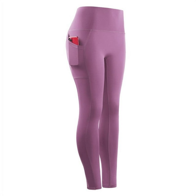 Ladies Sports Pants Yoga High Waist Straight Pants Tight-fitting Seamless Trousers Ladies Quick-drying Breathable Stretch Compression Cropped Pants
