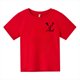 thumbnail image 3 of Camiseta de verano para niños y adolescentes, de manga corta, de algodón, con estampado de marca, cómodas, informales, ropa para niños, camisetas para niños y niñas, 3 of 5