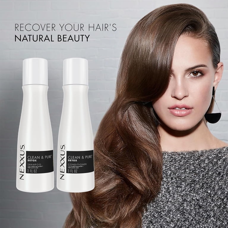 Nexxus Travel Shampoo and Conditioner, Clean & Pure – Hair