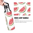 thumbnail image 4 of Yayeee 20oz Insulated Water Bottle Double Wall Stainless Steel with Flip Straw Lid, White Watermelon, 4 of 7