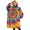 Colorful Rainbow Tie, variant on Oversized Wearable Blanket Hoodie,Colorful Rainbow Tie Dye Spiral Pattern Sherpa Blanket Hoodie with Super Pockets,Super Warm Fuzzy Pullover for Women & Men