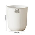thumbnail image 3 of NSESSHome Slim and Stylish Plastic Trash Can for Kitchen, Bedroom and Bathroom, Lidless Design, Space-Saving, Easy to Use and Maintain, 3 of 7