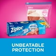 Ziploc Slider Freezer Bags with Power Shield Technology, 15 Count Quart