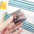 thumbnail image 5 of 3pcs Translucent Black Cherry Blossom Pattern, For IPhone 18W/20w Translucent Black Charger Protective Case For IPhone Cable Protective Case 20W Charger Protective Set, Wall Charger Protective Case, C, 5 of 5