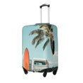 thumbnail image 1 of Fotbe Vintage Surf Van Beach Funda Protectora para Equipaje, Antirrayones y Resistente a la Suciedad, Compatible con Maletas de 18 a 32 Pulgadas-Small, 1 of 7
