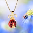 thumbnail image 5 of Urn Cremation Jewelry Flying Ladybug Urn Necklace for Ashes for Women Stainless Steel Animal Shape Ashes Keepsake Urn Locket Memorial Jewelry, 5 of 8