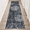 Black/Grey-2' x 8' (Rectangular), variant on Hebe Hallway Runner Rug 2'x8' Washable Vintdistressed Area Rugs Non Slip Laundry Boho Floor Carpet Runners For Hallways Entryway Room Kitchen Bathroom