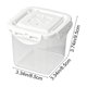 thumbnail image 3 of Juego de recipientes de plástico para almacenar alimentos, herméticos, para yogur, pudín y postres. Tarro sellado para aperitivos, pasteles y salsas. Libre de BPA. Tapa transparente. Ideal para, 3 of 6