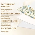 thumbnail image 6 of Farmhouse Peel and Stick Wallpaper Floral Blue Bows Butterflies Soft Pastel Tones Wall Mural 17.7in x 9.8ft Self Adhesive Wall Paper for Cabinets Drawers Bathroom Bedroom Thicken Vinyl Roll, 6 of 8