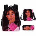 thumbnail image 1 of Mochila De Tela Para Mujer, Bandolera Estampada Informal De Gran Capacidad, Estuche De Lápices Con Cremallera A La Moda Para Adolescentes Y Adultos, Senderismo Y Acampada Moyic AP008104-02, 1 of 6