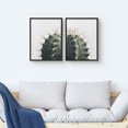 thumbnail image 3 of PixonSign Framed Wall Art Collage Print Gallery Set Spiky Green Succulent Halves Botanical Plants Photography Realism Modern Relax/Calm Multicolor for Living Room, Bedroom, Office - 12"x16"x2 BLACK, 3 of 6