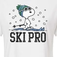 thumbnail image 3 of Peanuts - Snoopy Ski Pro - Juniors Cropped Cotton Blend T-Shirt, 3 of 6