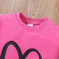 thumbnail image 4 of Kaprioy Baby Girl Fall Winter Clothes Toddler Outfits Girls Girls Valentines Long Sleeve Heart Print Sweatshirt Jogger Pants Baby Girl Clothes, 4 of 8