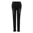 thumbnail image 4 of zuwimk Jeans For Women,Women's Amanda Classic High Rise Tapered Jean Black,L, 4 of 5