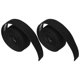thumbnail image 5 of Cintas para manillar de bicicleta de carretera, mango antideslizante para bicicleta, cinturón con tapones para barra (negro), 5 of 8