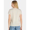 thumbnail image 3 of Stay Grounded Women’s Graphic Tee with Short Sleeves, Sizes XXS-XXL, 3 of 5