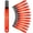 Red, variant on 12Pcs Trail Markers for Hunting, Hiking, Camping - High Visibility Reflective Tags with Clip, Durable & Lightweight for Day and Night Use, Never Get Lost(Red White)