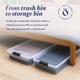 thumbnail image 6 of 2-Pack Under Bed Storage  Plastic Containers with Lids, 60 Quart Gray Latch - Stackable Organizer Bins for Shoes, Clothes, Towels, 6 of 8