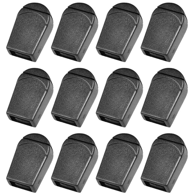 Shisuyan Drawstring End Clip Plastic 40Pcs 0.9In