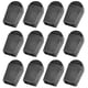 thumbnail image 1 of 40 piezas de clip de cordón de plástico con hebilla para impermeable (negro), 1 of 6