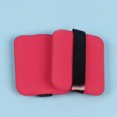 thumbnail image 1 of Houppette Visage Douce Coussin Double Face Houppette Cosmétique Éponge Poudre Mouillée Sèche Outil de Maquillage Rouge Rose Rectangle, 1 of 1