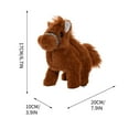 thumbnail image 3 of Nilvkv Décoration de Poupée Cheval Figurine en Peluche Ornements de Décoration, 3 of 6