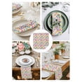 thumbnail image 4 of Cloth Napkins Set of 4 - 20x20 Inches, Colorful Polka Dot Washable Reusable Table Napkins, Watercolor Rainbow Polka Dots Soft & Absortbent Dining Napkin for Party Wedding Hotel Restaurant, 4 of 8