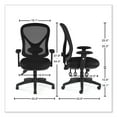 thumbnail image 7 of Alera Aeson Series Multifunction Task Chair, Supports up to 275 lb, 15" to 18.82" Seat Height, Black, 7 of 7