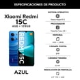thumbnail image 4 of Smartphone Xiaomi Redmi 15C 4+128 Azul Desbloqueado, 4 of 6