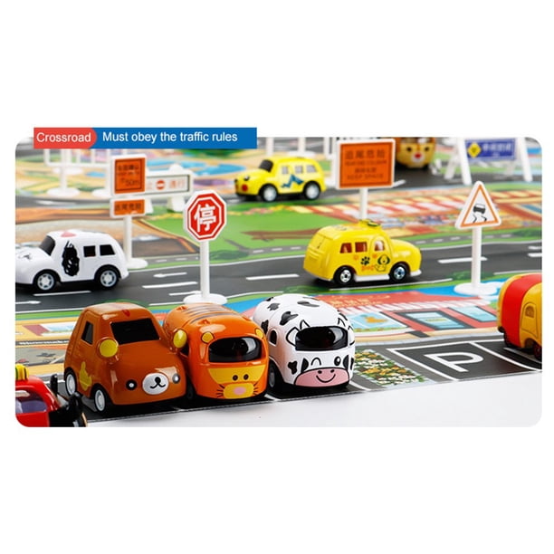 Set éducatif De 28 Panneaux De Signalisation – Jouet De Circulation Portable, Apprentissage Routier, Dès 3 Ans